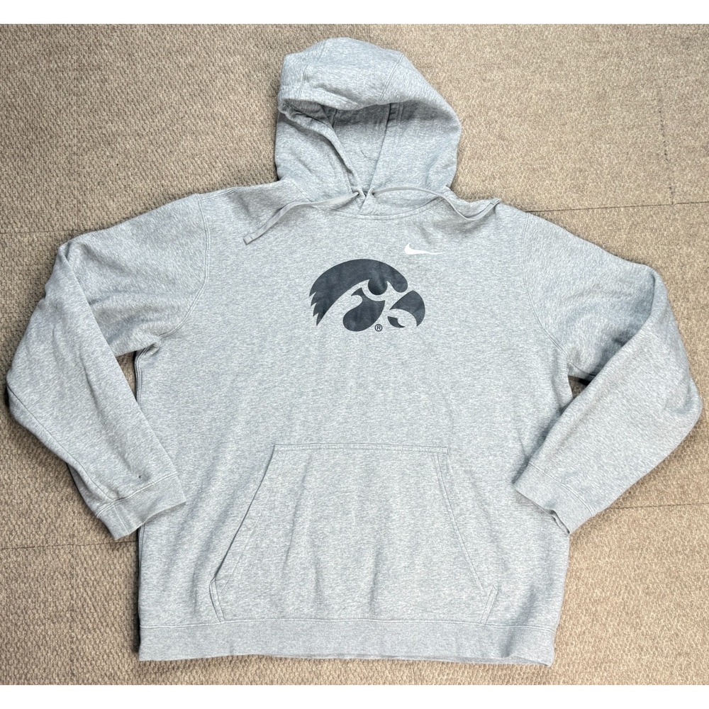 Nike NCAA University Of Iowa Multicolored Long Sleeve Hoodie Size XL